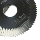 FP8W Tungsten Steel Three-Sided Edge Milg Cutter 63x1.4x16MM Key Copy Cutting hine Saw Blade