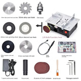 High-Precision Desktop Miniature Table Saw for DIY - Cut Acrylic, PCB, and Aluminum Alloy