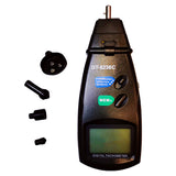 DT6236C Handheld Laser Tachometer Photoelectric/Contact 2-in-1 Speedometer Fan Motor Rotation Speed Tester RPM Measurement Meter