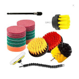 Electric drill brush multi piece set, electric brush, polishing, cleaning kitchen and bathroom