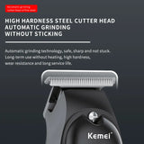 Kemei hair clipper KM-H71 Cross-border New Oil Head Carving Push Cutter LED LCD Digital Display USB Professional Electric