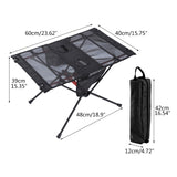 Small Folding Dining Table Portable Picnics Table Hiking Large Bearings Capacity NEW