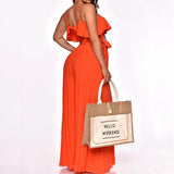 Women's Fashion Suspenders Wide Leg Jumpsuit