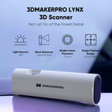 3DMakerpro Lynx Handheld Scanner for 3D Printing 0.1mm Accuracy&10FPS Fast Speed with Intelligent Scanning