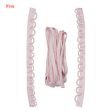 3PCS/Set Satin Wedding Dress Zipper Replacement Adjustable Corset Back Kit Lace-Up Ribbon Ties DIY Craft Wedding Dress