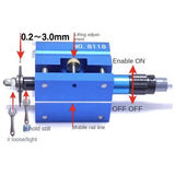 Pneumatic Grinder for grinding nicks in cutting dies Groove cutting Machine carton connection point opener cutout