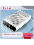 New 4500RPM Nail Art Vacuum Cleaner Rechargeable Fan Speed LCD Touch Screen Nail Duster Nail Art 80W
