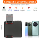 Phone CapGrip Handheld Selfie Booster Hand Grip Bluetooth Remote Control Long Distance Shooting Shutter with Fill Light Lamp