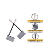 381028-02 Reliable Carbon Brushes ReplacementParts Compatible for DW718 DWS780 DW717 / DW708 Miter Saw