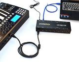 Doremidi Hub-8 6X6 Midi Interface Host X2 for Midi Keyboard Piano Keyboard Instrument Cable Midi Hub Box 96 Channels