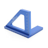 ES-5 Multifunction Carpentry Triangle Ruler 45/90 Degree Measure Angle Ruler Woodworking Scriber Ruler 3D Miter Triangle Ruler