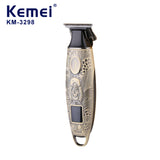 Hot Selling Professional Multifunctional Hair Clipper KM-3298 LCD display Rechargeable Professional Hair Clipper
