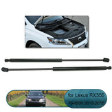 Top-2X Front Bonnet Hood Lift Struts Support Shock Gas Cylinder Set for Lexus RX350 RX450H 2010-2015