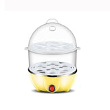 220V Multifunctional Electric Boiler Double Layers Egg Cooker Mini Steamer Poacher Kitchen Cooking Breakfast hine