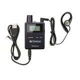 TT109 Explanation Receiver Chest Hanging 2.4G Tourism Museum Conference Tour Guide System