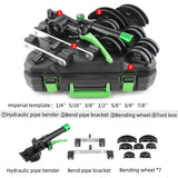 Manual Hydraulic Copper hine DSZH ST-Y999 Air Conditioning Bending Tool 6-22mm Combination Pipe Bender Set