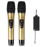 E8 Wireless Microphone 2 Channels UHF Professional Handheld Mic Phone Micro Phones For Karaoke Meeting 50 Meters Sing Song KTV