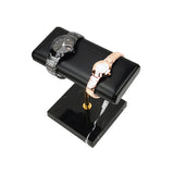 Black Marble Base Watch Gold Metal Rod Display Props Bracelet Jewelry Lengthen Placement Stand