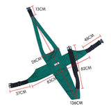 Wheelchair paralyzed disabled patient seat fixed wheelchair accessories adjustable safety restraint belt