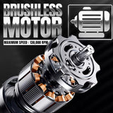 Car Violent Turbo Jet Powerful Air Blower 40mm Brushless Motor Superstrong Thrust 600g Handheld Duct Portable Fan