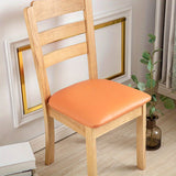 PU leather chair waterproof - removable cushion cover for decorative dining chairs