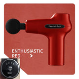 USB charging hammer electric relieve muscle massage gun massager LCD screen body fascia