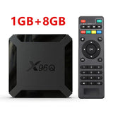 Smart X96Q Android 10.0 TV 2GB 16GB Allwinner H313 Quad Core 4K 60fps H.265 2.G Wifi Media Player Set Top Box