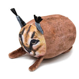 Floppa 8In Caracal Chubby Pillow Cat Stuffed Animal Plush Toy For Kids, Anime Fan Gifts, Party Decoration