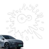 Paint Splatter Decals Waterproof Window Decal Multipurpose Reflective Car Funny Automotive Stickers For Trucks