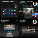Portable Motorcycle Navigatior 5.5 Inch IPS Screen With Controller Support Wireless Carplay Android Auto 5G Wifi One Video