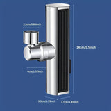 1pc, Kitchen Faucet Protector Water Outlet Universal Rotary Bubbler Booster Extension Water Nozzle Universal ,