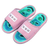 Acupuncture point shoes for female and male free size health care slipper Foot massage