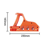 ABS Plasterboard Chamfering Wood Edges Trimming Tool Tilt Angle Ceiling Decorative Planer with Stainless Steel Blade