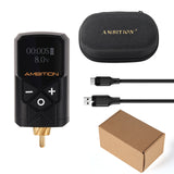 Ambition  Wireless Tattoo Power Supply Battery Machine 1600MAH RCA Interface 5-7 Hours Quick Charge For Professional Artist
