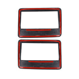Top-For TOYOTA VELOZ AVANZA 2022 2023 Carbon Fiber Car Roof Air Outlet Frame Reading Light Lamp Cover Trim Sticker