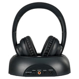 Retekess TA006 wireless head mounted TV headphones with stereo sound at a distance of 30 meters
