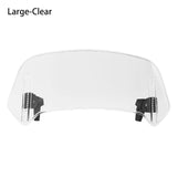 Universal Extension Adjustable On Windscreen Deflector for Most Motorcycle Dirt Bikes with Windshield