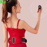PG-2645RL Electric Menstrual Heating Pad - Warm Palace Relief for Pain and Cramps. Vibrating Abdominal Massager Waist Belt