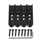A Set Of Pcs Individual Single Bridge with 8 pcs Screws for 4 String Bass Guitar