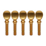 Gold Copper Clarinet Saxophone Sax Neck Tightening Screws Soprano Alto Tenor Woodwind Instrument Parts Pack of 5