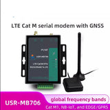 Global frequency Rs232/Rs485 Serial Industrial Cellular LTE Cat M Modem with GNSS And SIM Card Slot