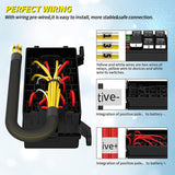 Fuse Holder 6 Slots Universal Box 4 Pin 12V 40A Relay and Wiring Harness For Car Automotive