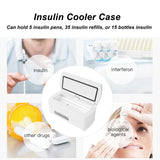 Case Portable Fridge Plug in for Home Car Travel Insu Cooler Medicine Coog Box