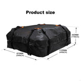 Waterproof Car Roof Cargo Carrier Universal Lage Storage Cube Bag for Travel Camping with Anti-slip Mat