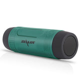 ZEALOT S1 Outdoor BT Speakers Portable Sound Box IPX5 Waterproof LED Flashlight SOS with Microphone