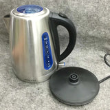 Electric Kettle 1.7L Tea Coffee Stainless Steel 2200W Portable Travel Water Boiler Pot For Hotel Family Trip Dropshipping