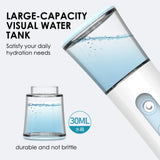 Double Spray-head Nano Facial Steamer Test Mist Cleaning Pores Water SPA Hydrating Cooler Face Sprayer Skin Care