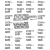 80Pcs Carbon Thermal Connector, Warm Copper Plated Sier Clip Accessories, Floor Heating Film Clamp