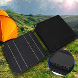 30W/40W 5V Portable Solar Panel Battery Phone Charger Foldable Small Emergency ETFE Panels for USB A C Power Bank