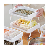 Prepare Dishes Rack Home Table Hot Pot Vegetables Fruit Display Shelf Kitchen Storage Collapsible Dish Holder M